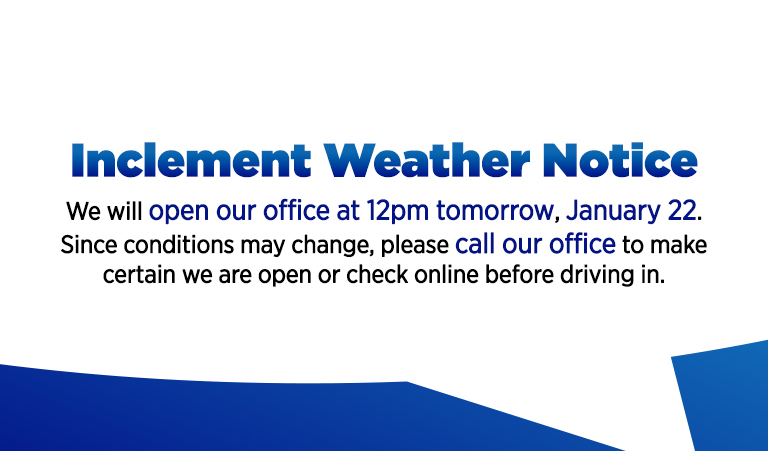 Inclement Weather Notice