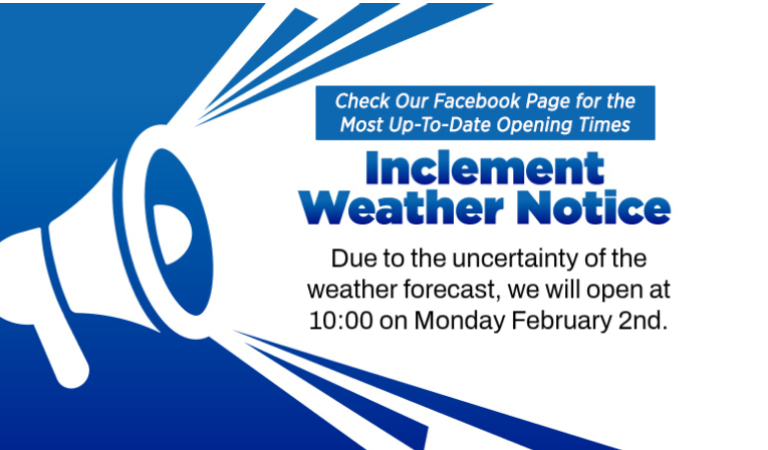 Open At 10 For Weather